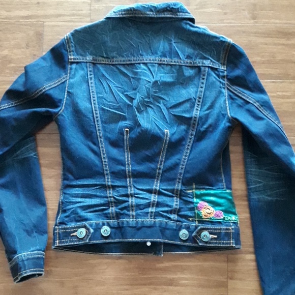 SACK'S DENIM JACKET SZ SMALL JUNIORS - Picture 4 of 6